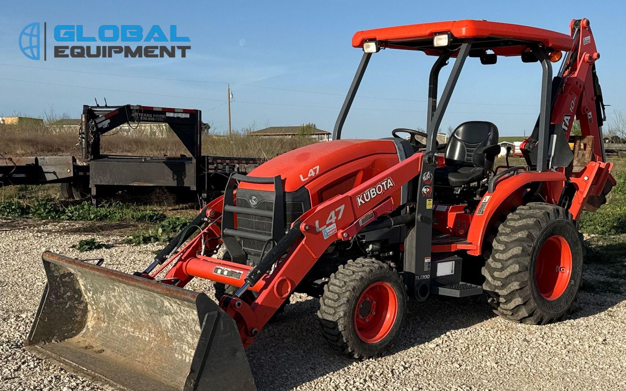 Kubota L47 backhoe