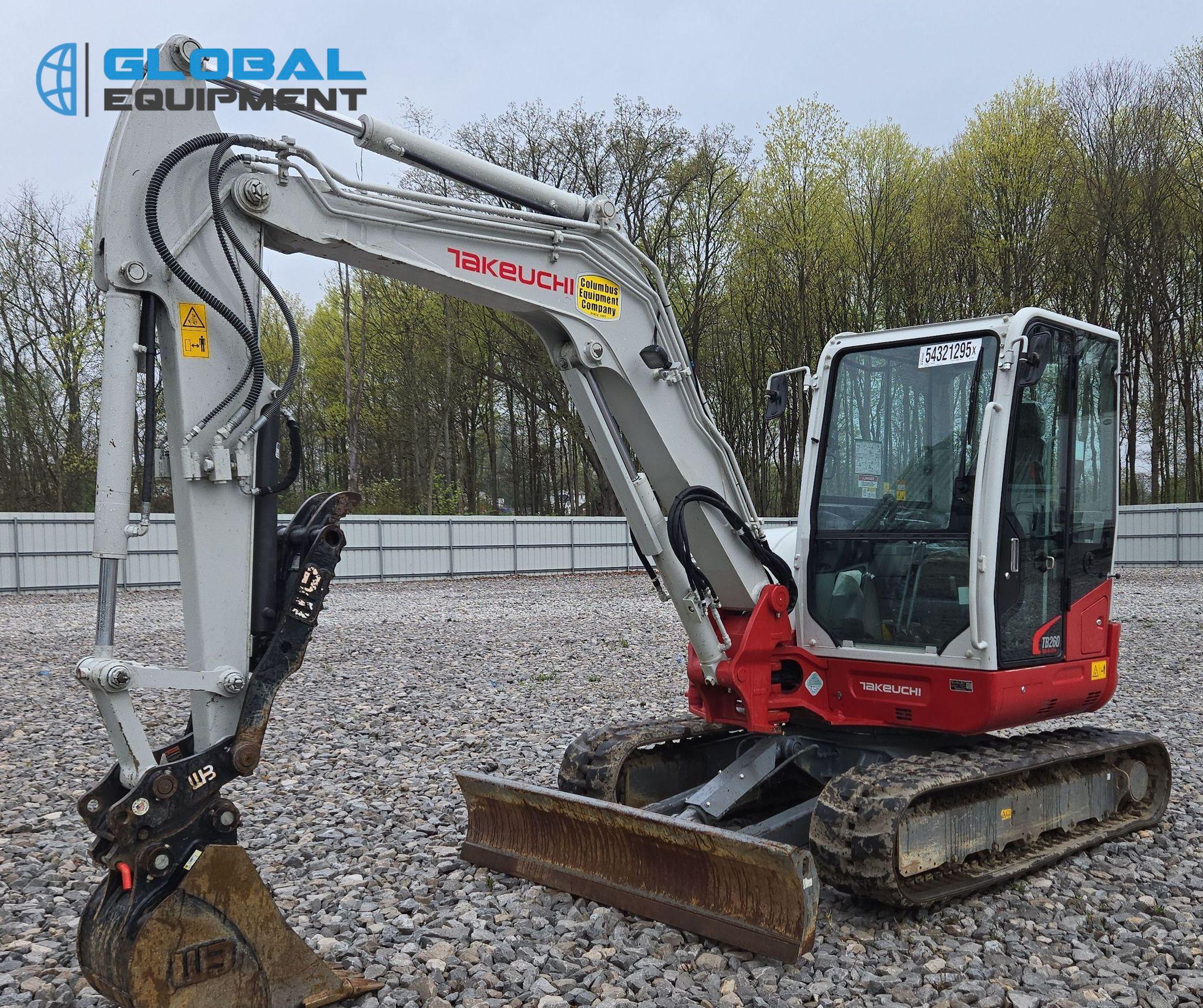 2022 Takeuchi TB260 Mini Excavator